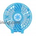 Livoty Portable Rechargeable Fan Air Cooler Mini Operated Hand Held USB 18650 Battery (Blue) - B073SMM8TW